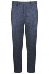 Torre Graf Blue Men’s Trouser - 32S - Suit & Tailoring